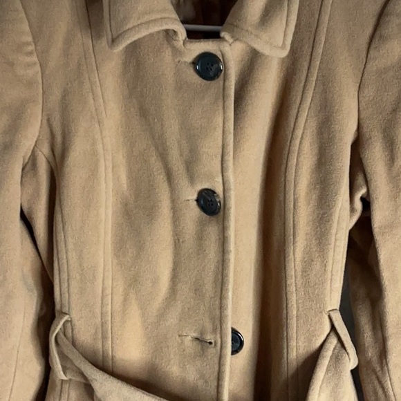 Anne Klein Camel Trench Coat - Picture 4 of 8